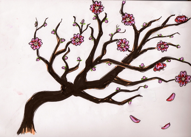 cherry_blossom_sketch_by_ki_killerrr-d3fois6